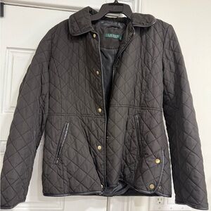 Ralph Lauren Black Quilted  Jacket
